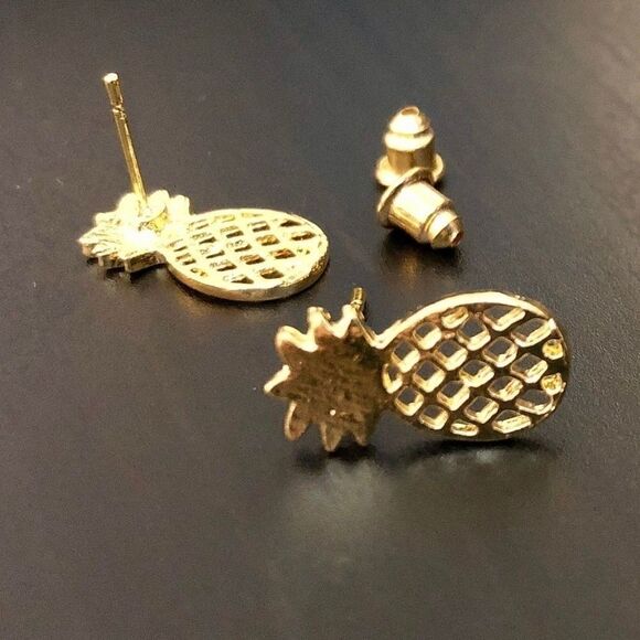 Pineapple Earrings - Picture 2 of 4